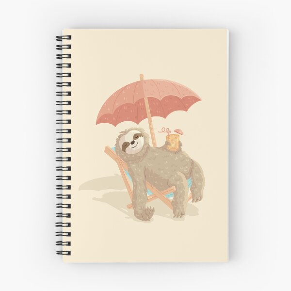Item preview, Relaxing sloth tropical vacation summer holiday designed and sold by Xatutik.art.