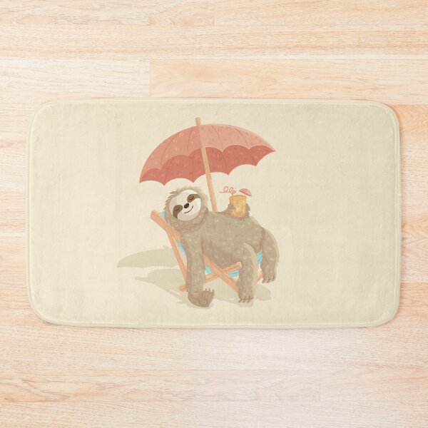 Item preview, Relaxing sloth tropical vacation summer holiday designed and sold by Xatutik.art.