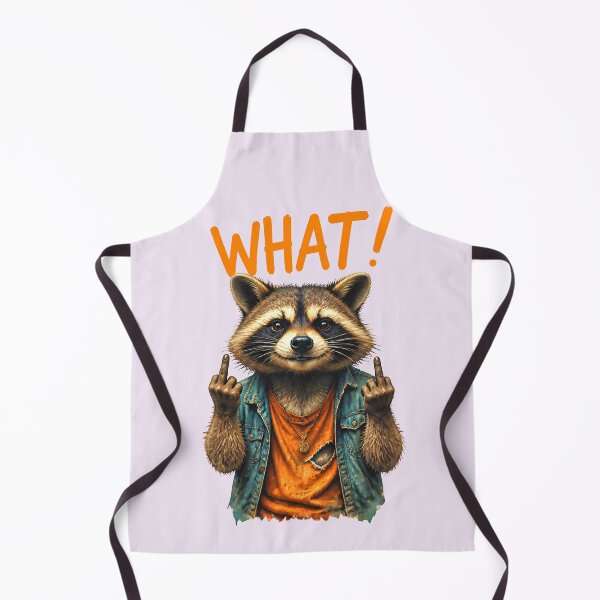 Item preview, WHAT! DEFIANT RACCOON DESIGN 1 designed and sold by DigitalandPhoto.