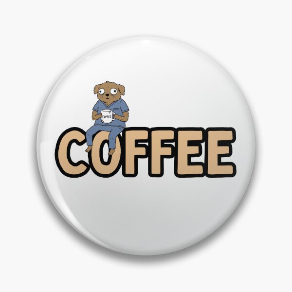 Item preview, Coffee Powered Healthcare Dog - Tired Nurse Medical Humor designed and sold by yodaddydesigns.