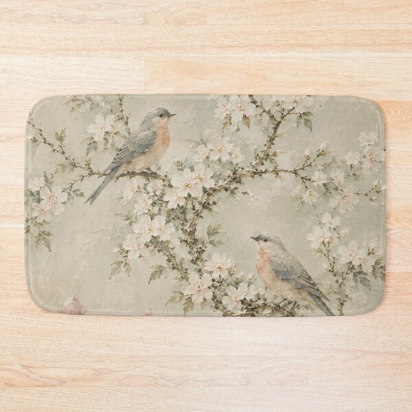 Item preview, Chinoiserie Birds Peony Blossom Soft Watercolour Painting designed and sold by Jozefin's Studio.