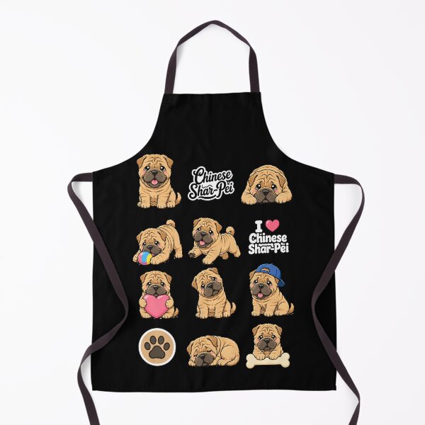Item preview, Cute Shar-Pei stickers and apparel design designed and sold by rafaeltto.