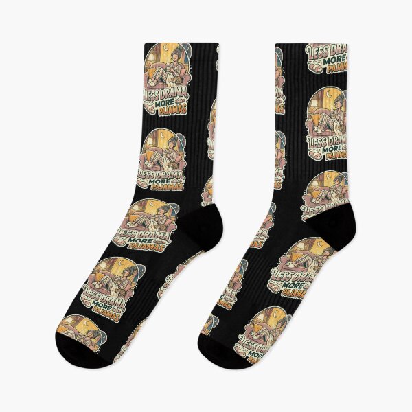 Item preview, Less Drama, More Pajamas designed and sold by joetrade.
