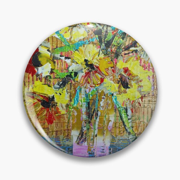 Artikelvorschau, Sonnenblumen in der Vase (Abstract) 745 entworfen und verkauft von Eraclis Aristidou.