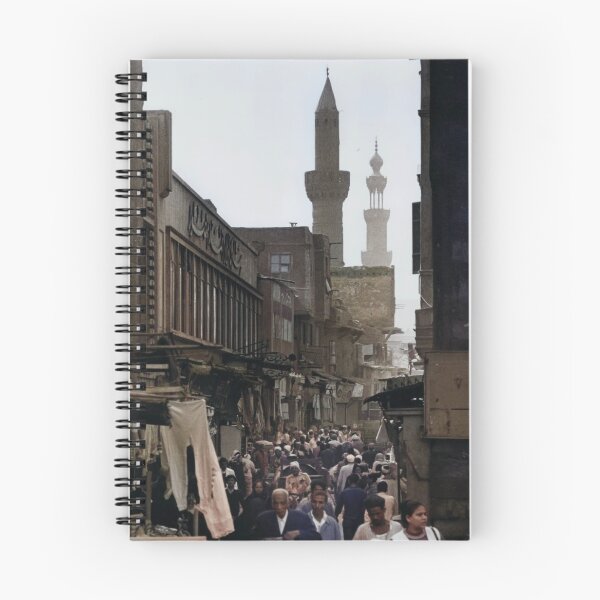 Item preview, Colorized Cairo Egypt Marketplace and Mosque designed and sold by JerryFrank.