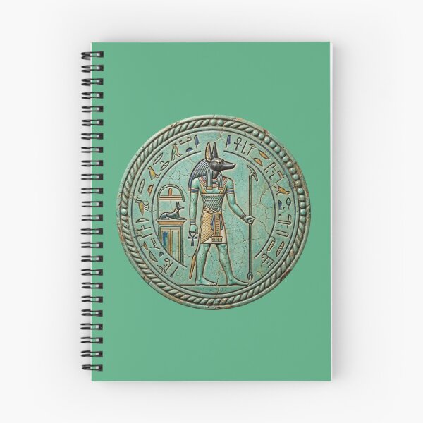 Item preview, Anubis Egyptian Faience Amulet - Ancient Jackal God of the Dead Art Print designed and sold by FreiherrPK.