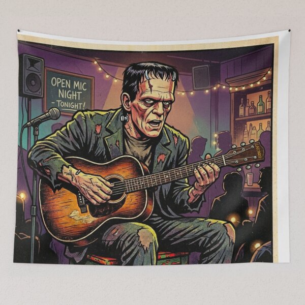 Item preview, Frankenstein Open Mic Queen designed and sold by Lazykatz.
