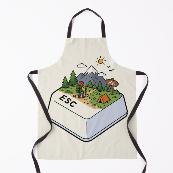 Item preview, Escape to the Mountains – Hiking Adventure ESC Keycap designed and sold by tindian.