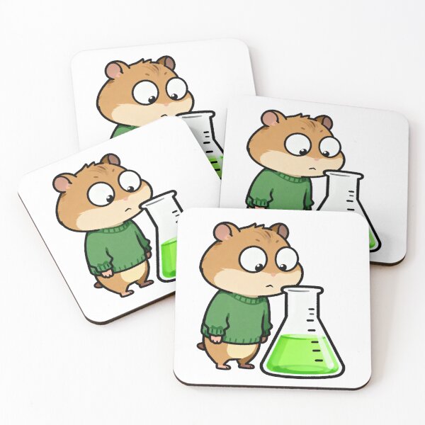 Item preview, Hamster Scientist - Cute Chemistry Lab Science Design designed and sold by yodaddydesigns.