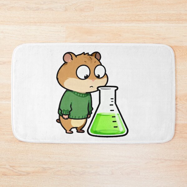Item preview, Hamster Scientist - Cute Chemistry Lab Science Design designed and sold by yodaddydesigns.