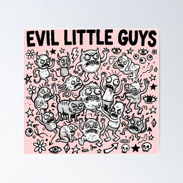 Item preview, Evil Little Guys – Weird Doodle Monster designed and sold by Maria Garcia´s.