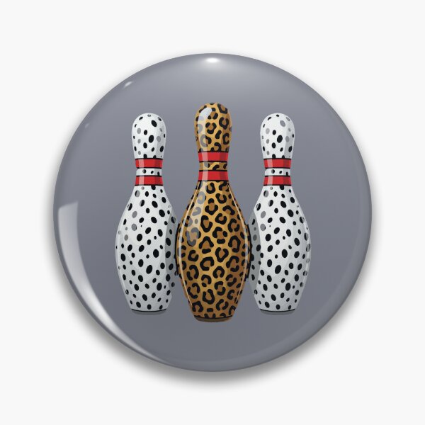 Item preview, Bowling Pin Leopard Dalmatian Bowler  designed and sold by SofiBlair.