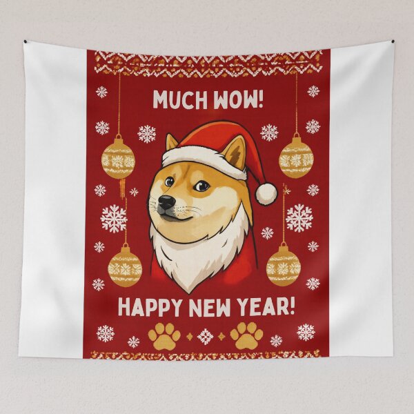 Item preview, Much Wow Doge Meme Ugly Sweater designed and sold by logocity63.