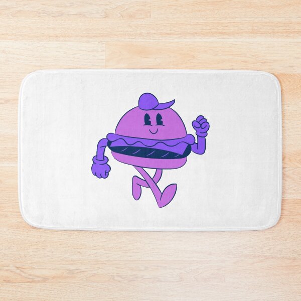 Item preview, Cute Purple Burger Character Illustration designed and sold by SROXT.