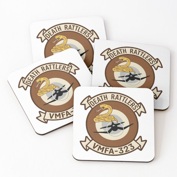 Item preview, Official Insignia of the VMFA-323 "Death Rattlers" Marine Fighter Attack Squadron designed and sold by CharlieDesings.