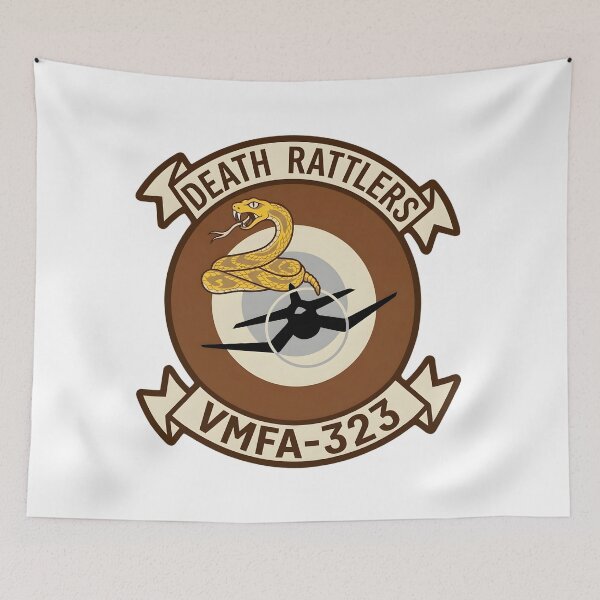 Item preview, Official Insignia of the VMFA-323 "Death Rattlers" Marine Fighter Attack Squadron designed and sold by CharlieDesings.