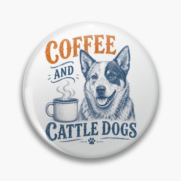 Item preview, Coffee and Cattle Dog designed and sold by Animavera.