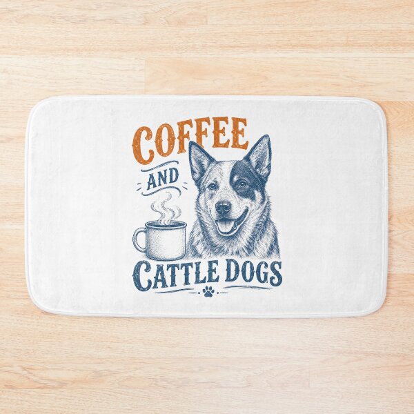 Item preview, Coffee and Cattle Dog designed and sold by Animavera.