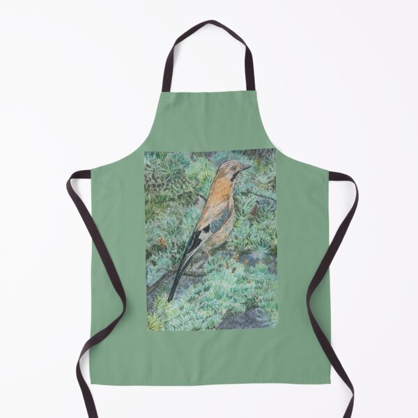 Aperçu de l'œuvre Geai d'Europe dans les bois : Pastels à l'huile créée et vendue par Charlotte's Shop of Bird Stuff.