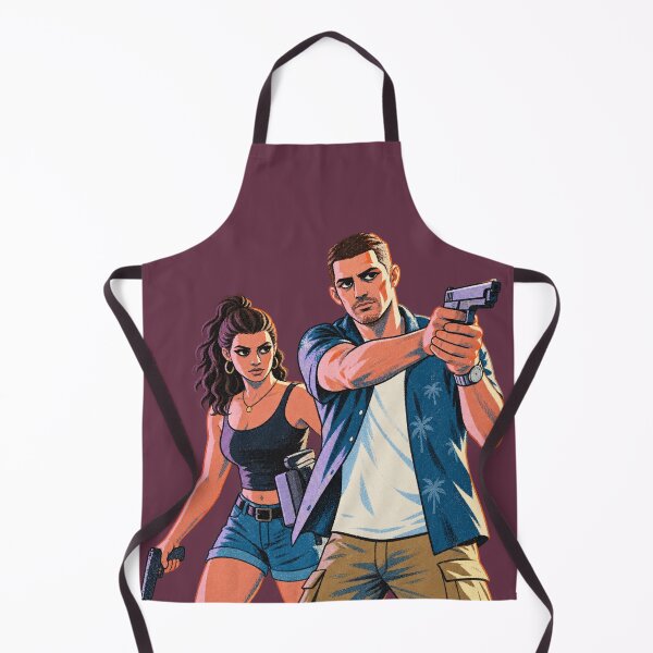 Item preview, GTA 6 Couple Vice City Fan Art Jason Lucia Retro Vintage designed and sold by ZOHRR.