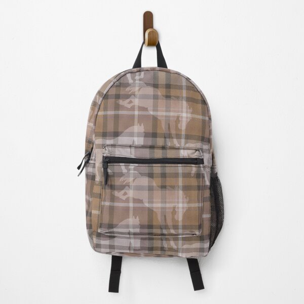 Item preview, Southwestern earthy brown horse tartan plaid with faux twill texture designed and sold by Anne Londez Studio.