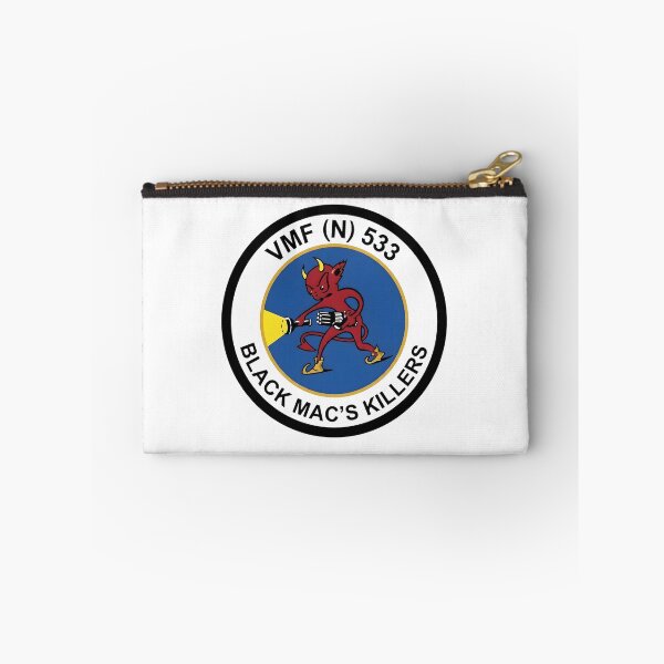 Item preview, USMC VMF(N)-533 Black Mac's Killers Night Fighter Squadron Emblem designed and sold by CharlieDesings.