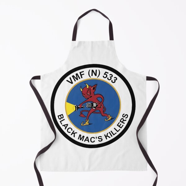 Item preview, USMC VMF(N)-533 Black Mac's Killers Night Fighter Squadron Emblem designed and sold by CharlieDesings.