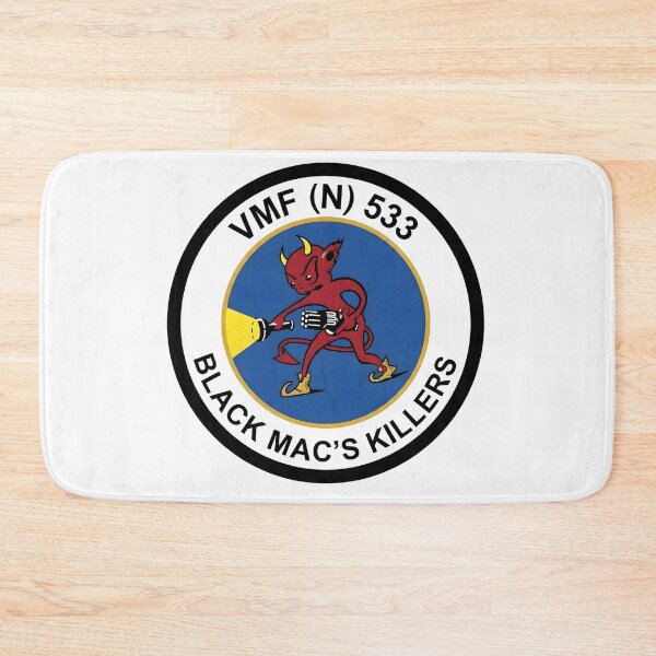 Item preview, USMC VMF(N)-533 Black Mac's Killers Night Fighter Squadron Emblem designed and sold by CharlieDesings.