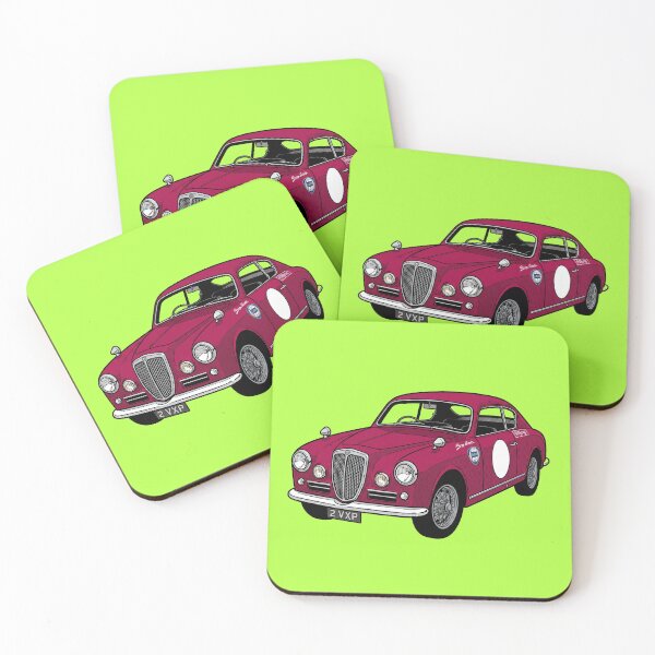 Item preview, Aurelia B20 GT - Vintage Italian Classic Grand Tourer Pop Art Print designed and sold by FreiherrPK.