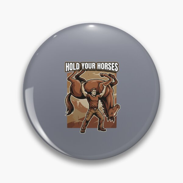 Item preview, Hold Your Horses Literal Idiom Humor Enthusiast designed and sold by SofiBlair.