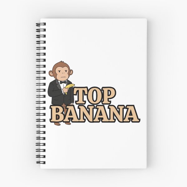 Item preview, Top Banana - Funny Monkey Boss Banana Pun designed and sold by yodaddydesigns.