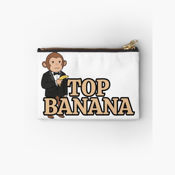 Item preview, Top Banana - Funny Monkey Boss Banana Pun designed and sold by yodaddydesigns.