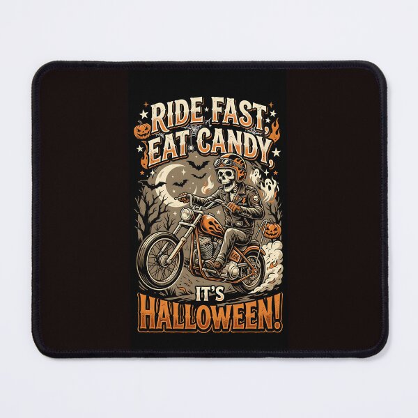 Item preview, Ride fast, eat candy, it's Halloween - Halloween for riders designed and sold by ParadoxParadox.