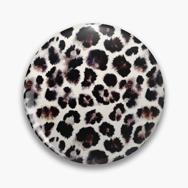 Item preview, Luxe Watercolor Leopard Print Aesthetic Pattern in Black, Brown & Cream designed and sold by Creative Brat Design Studio.