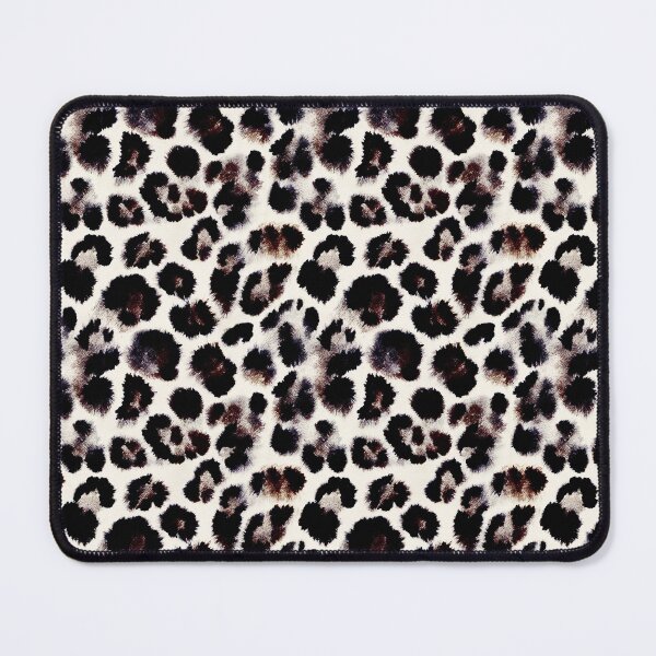 Item preview, Luxe Watercolor Leopard Print Aesthetic Pattern in Black, Brown & Cream designed and sold by Creative Brat Design Studio.