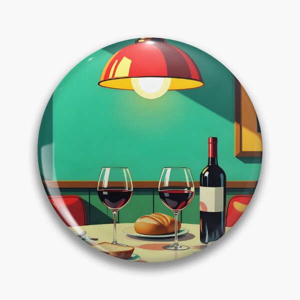 Item preview, Bistro Wine & Bread – Pop Art Café Poster designed and sold by LSVart.