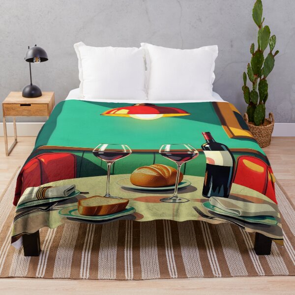 Item preview, Bistro Wine & Bread – Pop Art Café Poster designed and sold by LSVart.