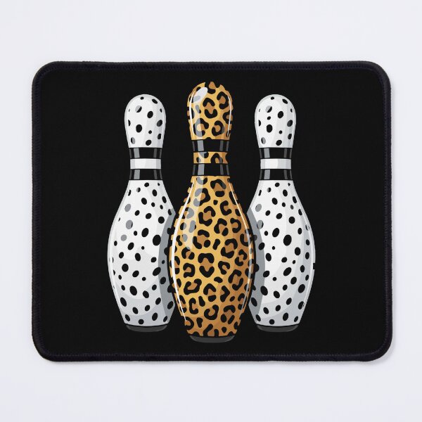 Item preview, Leopard Print Dalmatian Bowling Pins Bowler  designed and sold by SofiBlair.