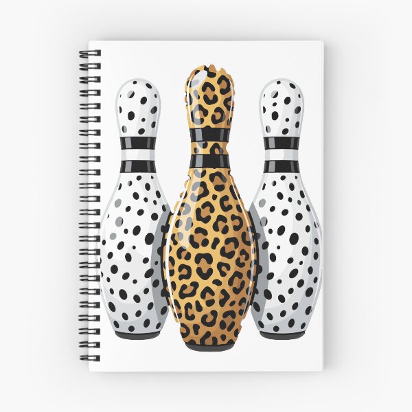 Item preview, Leopard Print Dalmatian Bowling Pins Bowler  designed and sold by SofiBlair.