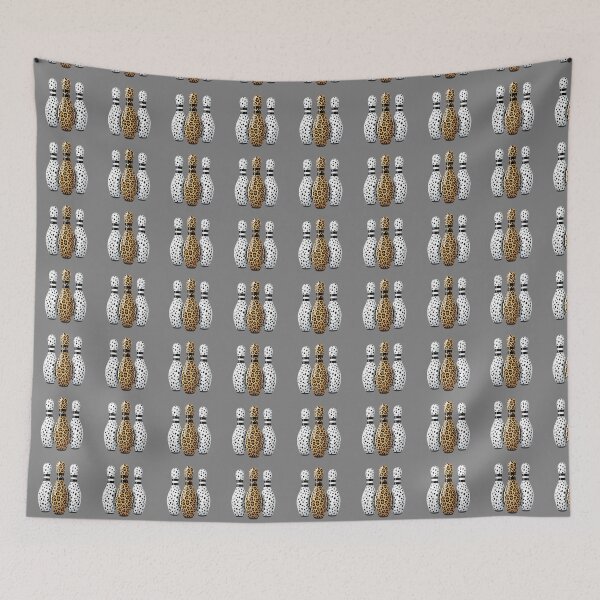 Item preview, Leopard Print Dalmatian Bowling Pins Bowler  designed and sold by SofiBlair.