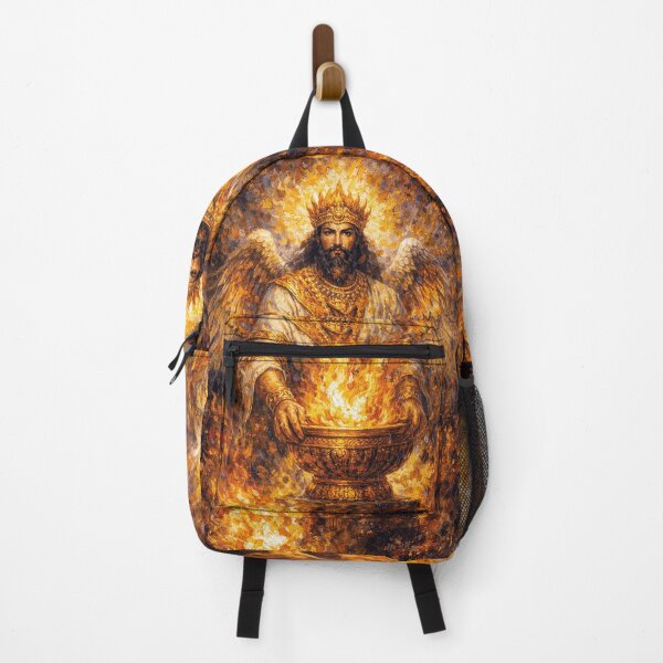 Item preview, Atar Painting – Persian God of Fire and Divine Light designed and sold by GalleryKauffeld.