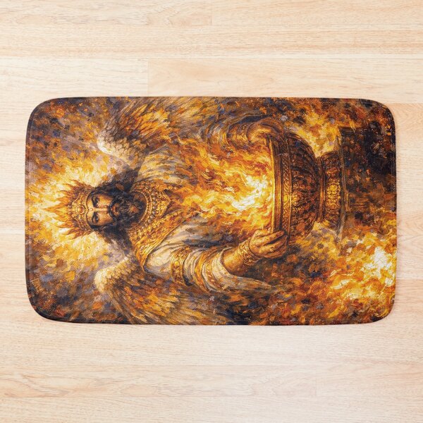 Item preview, Atar Painting – Persian God of Fire and Divine Light designed and sold by GalleryKauffeld.