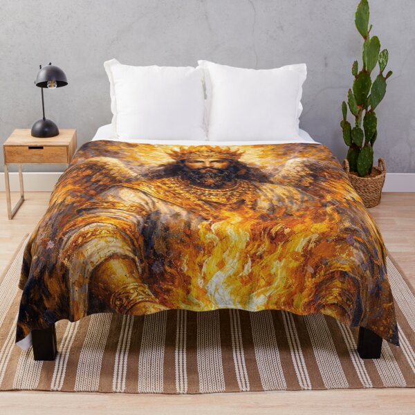 Item preview, Atar Painting – Persian God of Fire and Divine Light designed and sold by GalleryKauffeld.