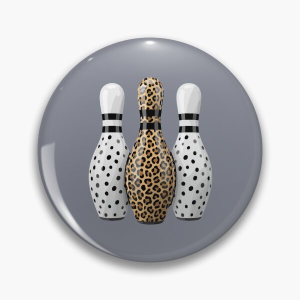 Item preview, Bowling Pins Leopard Print Polka Dot Bowler Game Lover designed and sold by SofiBlair.
