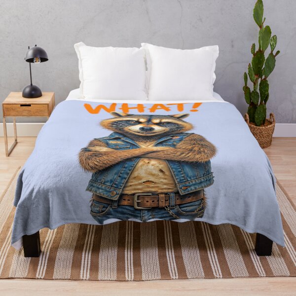 Item preview, WHAT! DEFIANT RACCOON DESIGN 2 designed and sold by DigitalandPhoto.