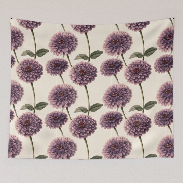 Item preview, Colorful Zinnia Floral  - Retro Flower Floral - Birthday Gift For Wife designed and sold by RoyalStarsPatts.