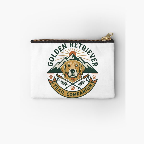 Item preview, Golden Retriever Trail Companion Vintage Hiking Dog Mountain Outdoors Emblem Aesthetic designed and sold by mood-draftsman.