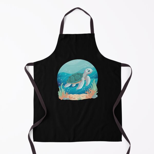 Item preview, Sea turtle ocean life vintage summer designed and sold by Xatutik.art.