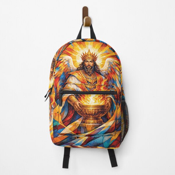 Aperçu de l'œuvre Illustration d'Atar – Dieu zoroastrien du Feu sacré et de la Lumière divine créée et vendue par GalleryKauffeld.