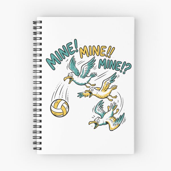 Item preview, Mine! Mine!! Mine!?! Funny Seagull Volleyball Movie Quote Meme Beach designed and sold by SofiBlair.